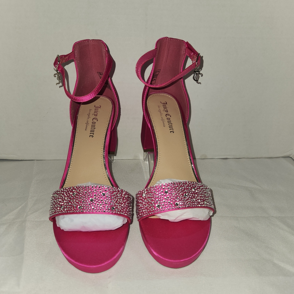 Juicy Couture Fuchsia Sparkle Heels